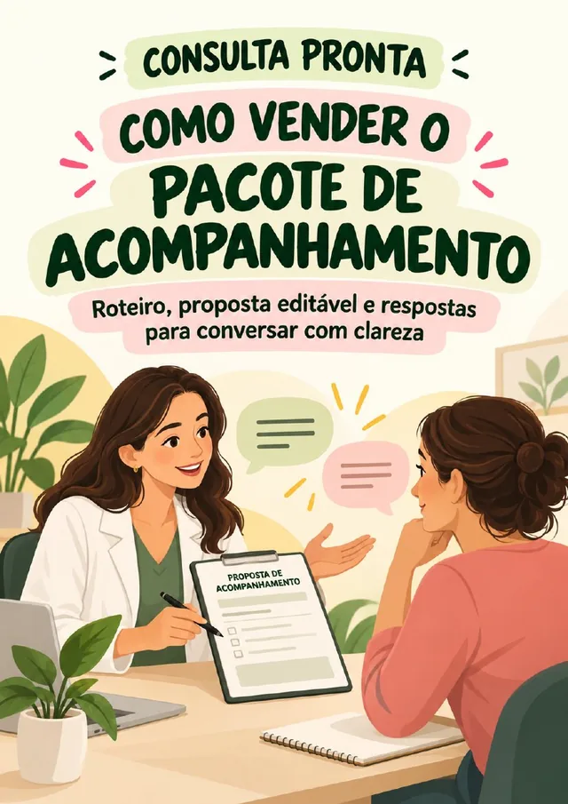 Capa do bônus Como Vender o Pacote de Acompanhamento