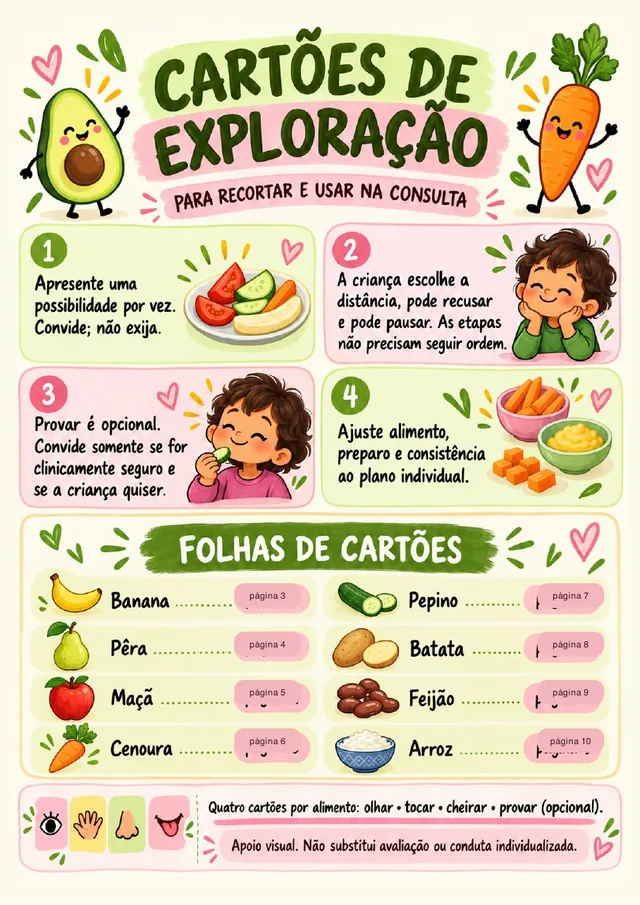 Capa dos Cartões de Exploração